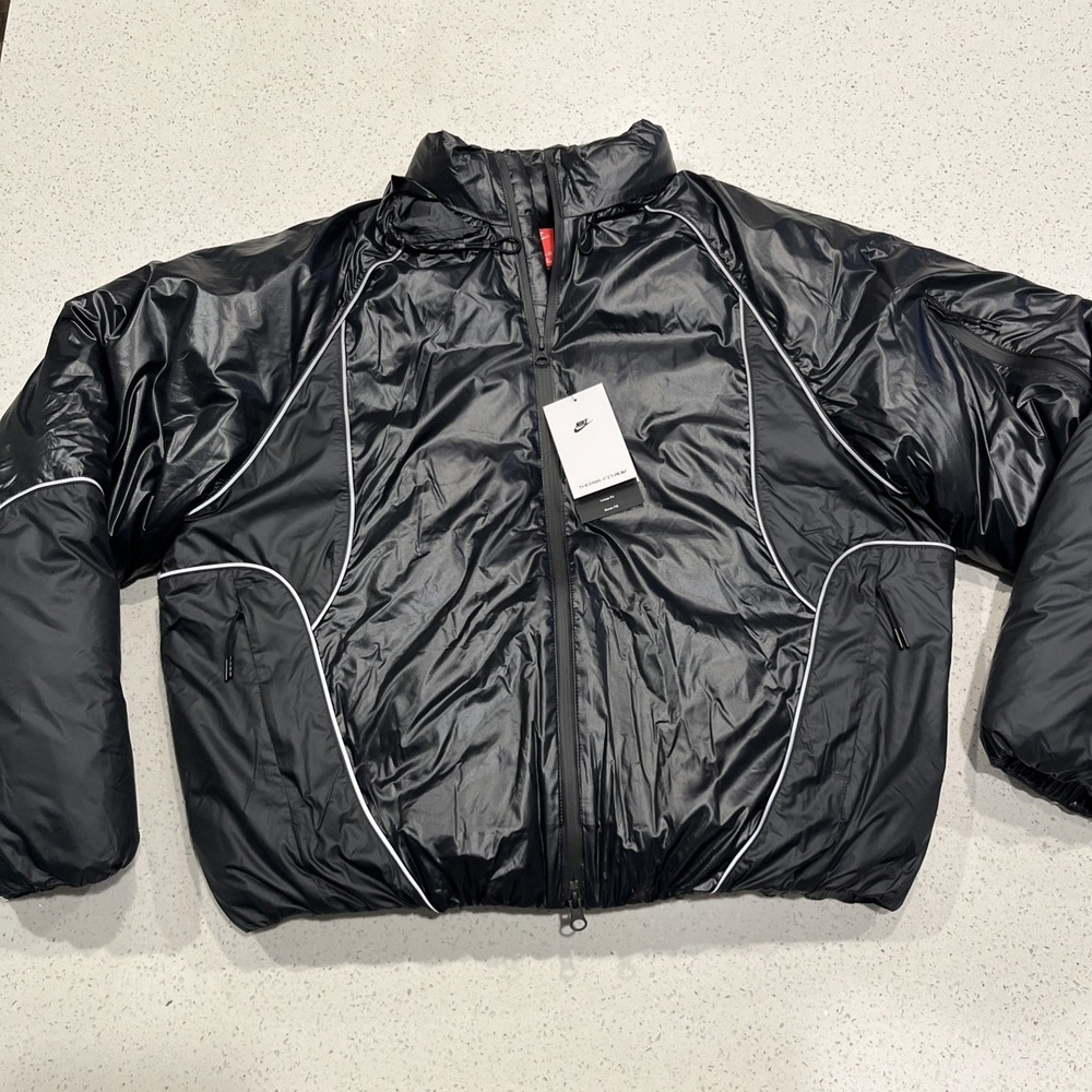 Nike Tech Bubble Black Anthracite Men's Size Small Down Jacket II3869 010